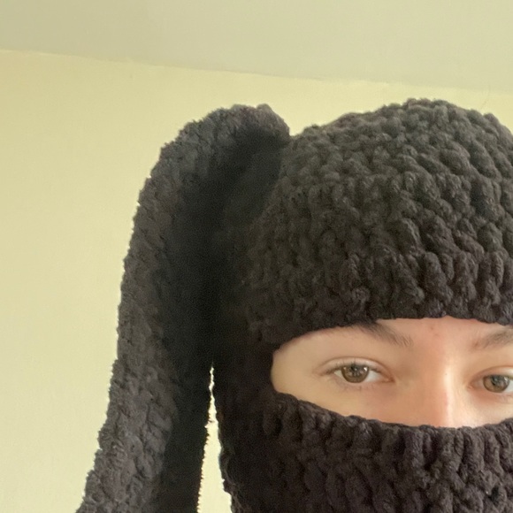 black bunny balaclava - Picture 2 of 3